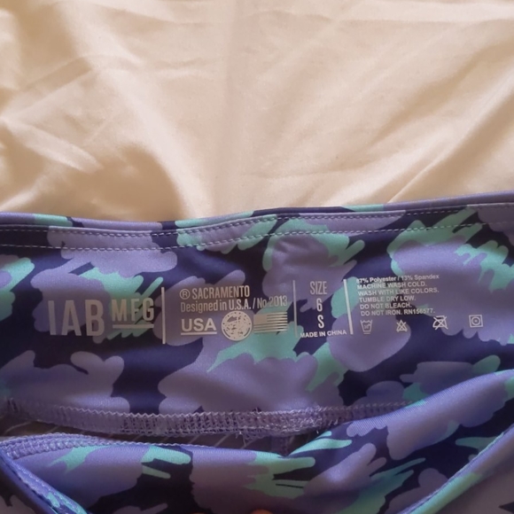 Colorful athletic spandex shorts - Picture 5 of 6